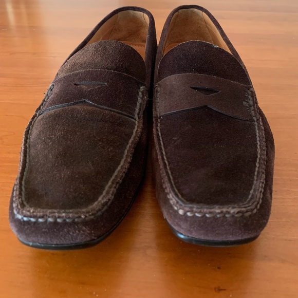 Men’s Prada Car Shoe Brown Suede Size 7.5 - Picture 2 of 5